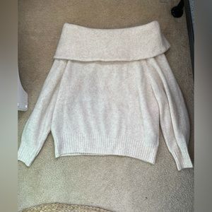 Off the shoulder sweater